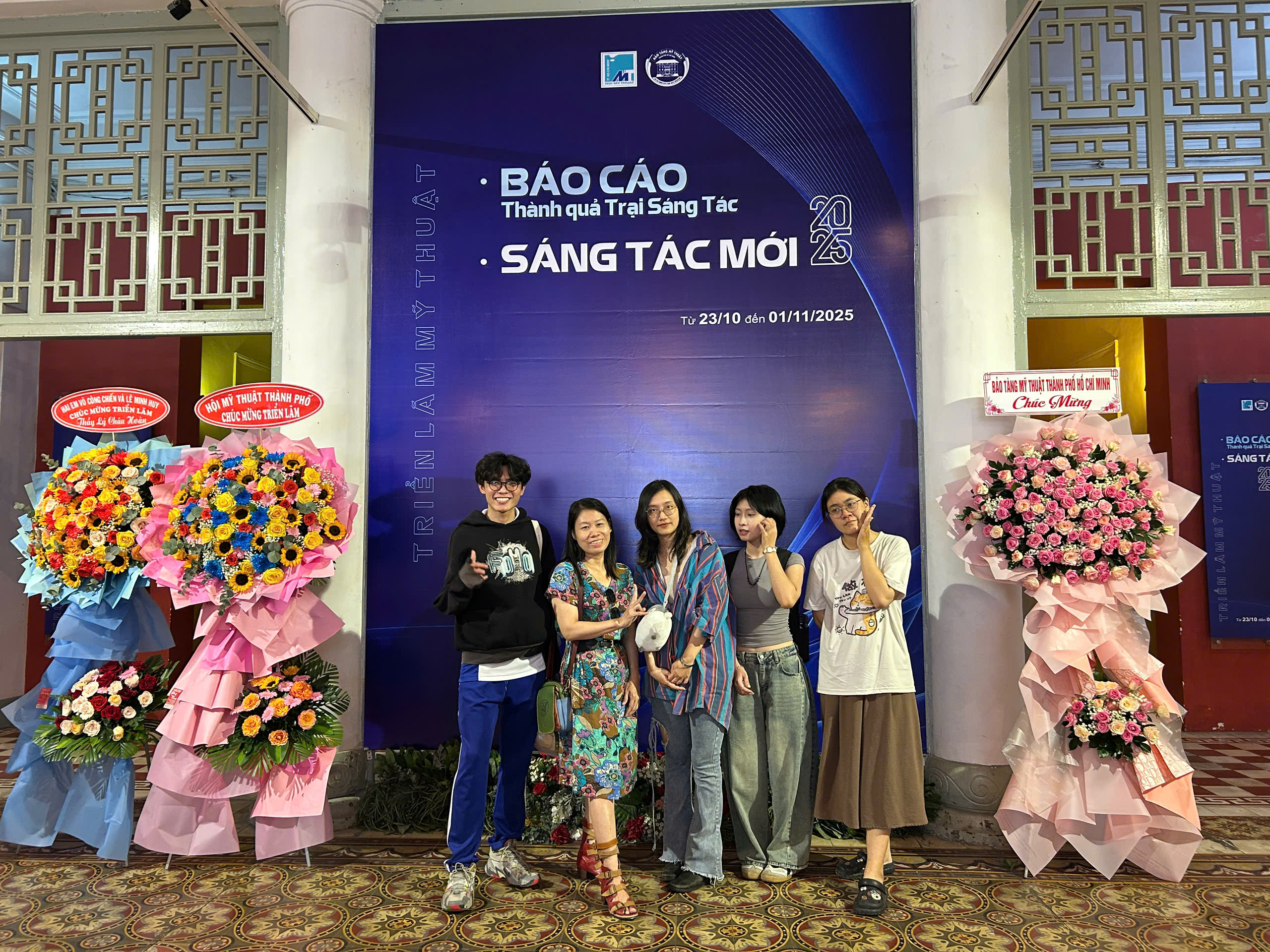 Triển lãm Báo cáo sáng tác mới và Thành quả Trại sáng tác 2025