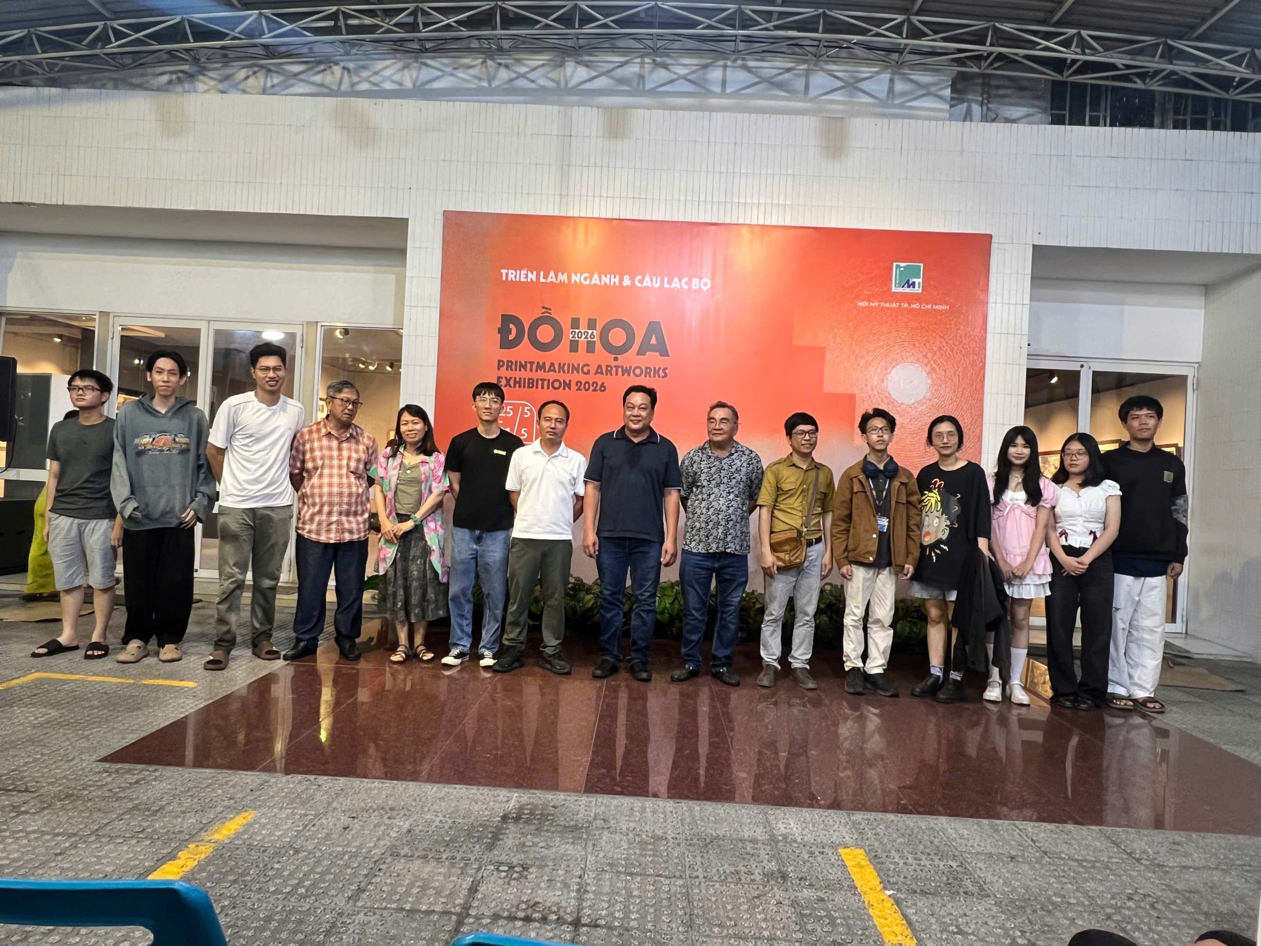 Triển lãm ngành đồ họa 2026 tại Hội Mỹ thuật TP.HCM